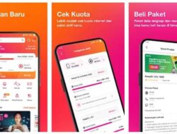 Melalui Aplikasi Bima+