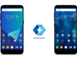 Melalui Aplikasi Microsoft Launcher