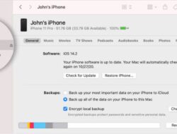 Melalui Finder dan iTunes
