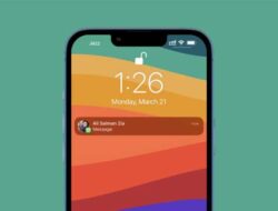Melalui Notification Log