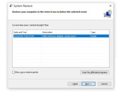 Jalankan Sistem Restore