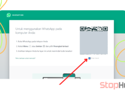 Melalui Whatsapp Web